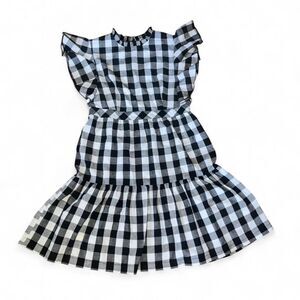 Kay+ Jay Women's Black and White Gingham Dress SZ XL